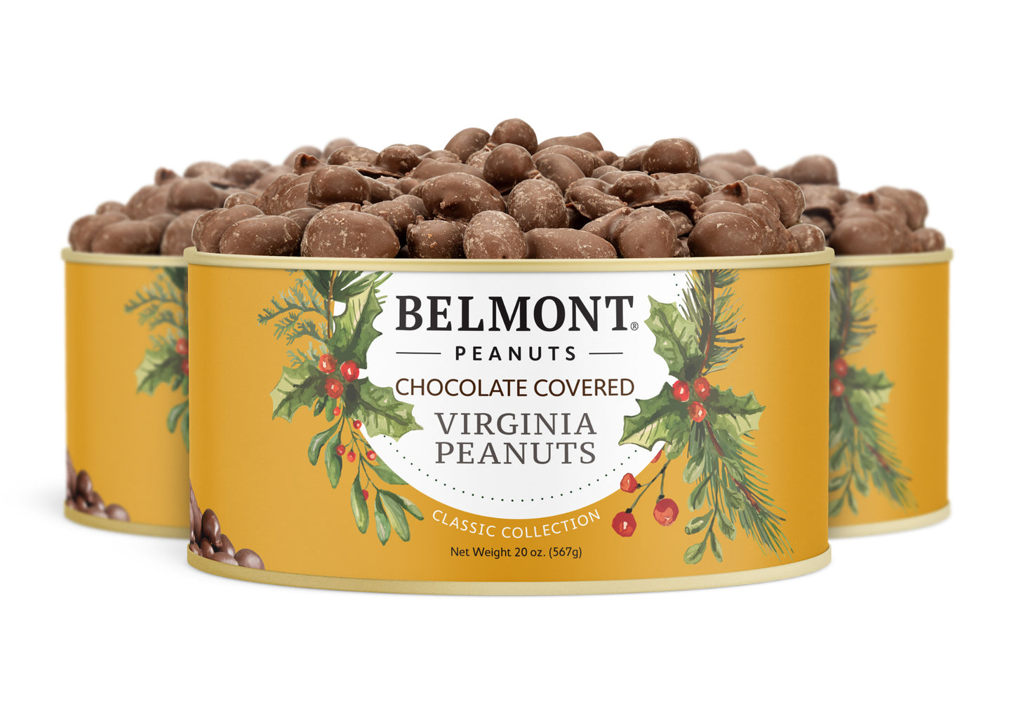 Holiday Chocolate Covered Peanuts