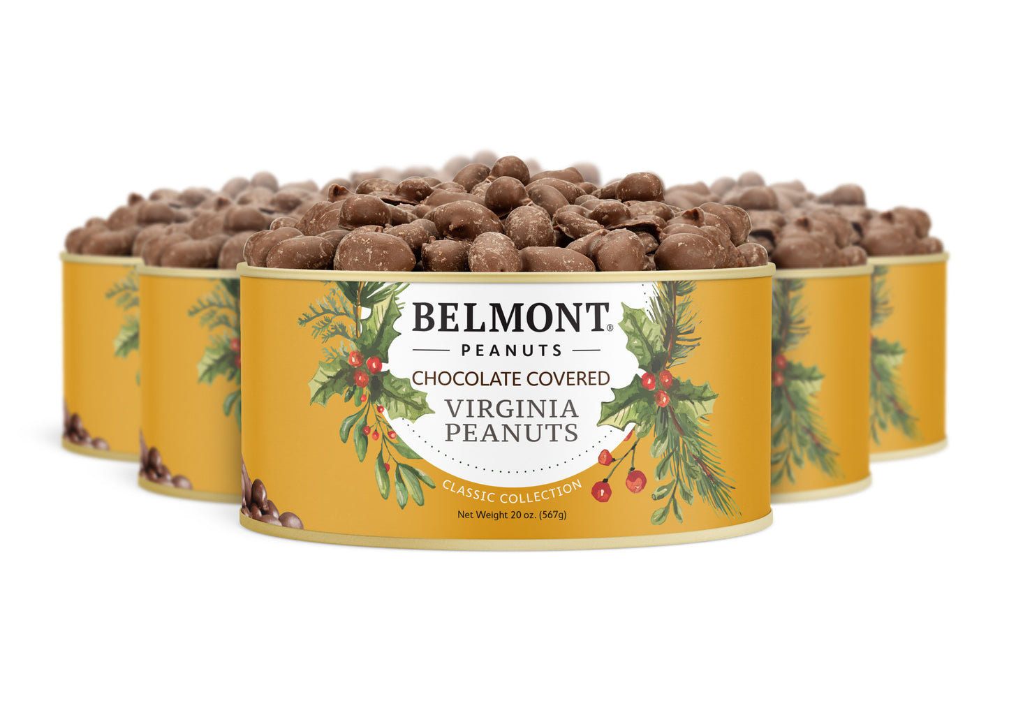 Holiday Chocolate Covered Peanuts