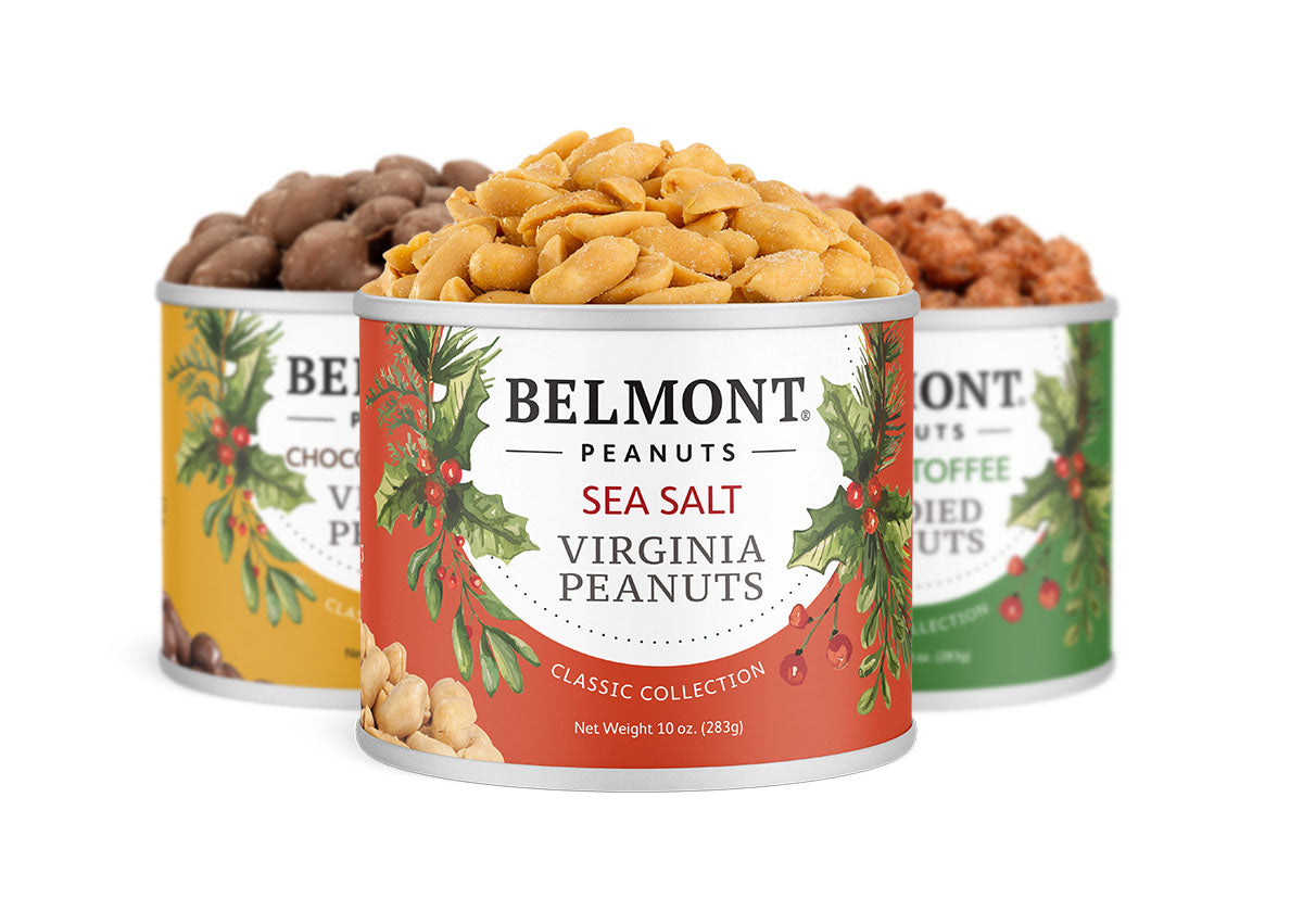 Virginia Peanuts Holiday 3-Pack (10oz) Belmont Peanuts Photo 1
