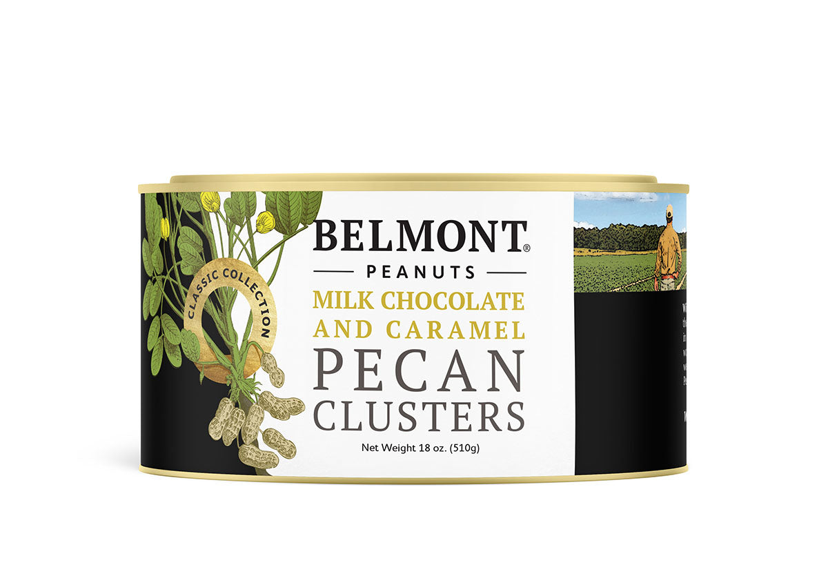 Virginia Peanuts Milk Chocolate & Caramel Pecan Clusters Belmont Peanuts Photo 1