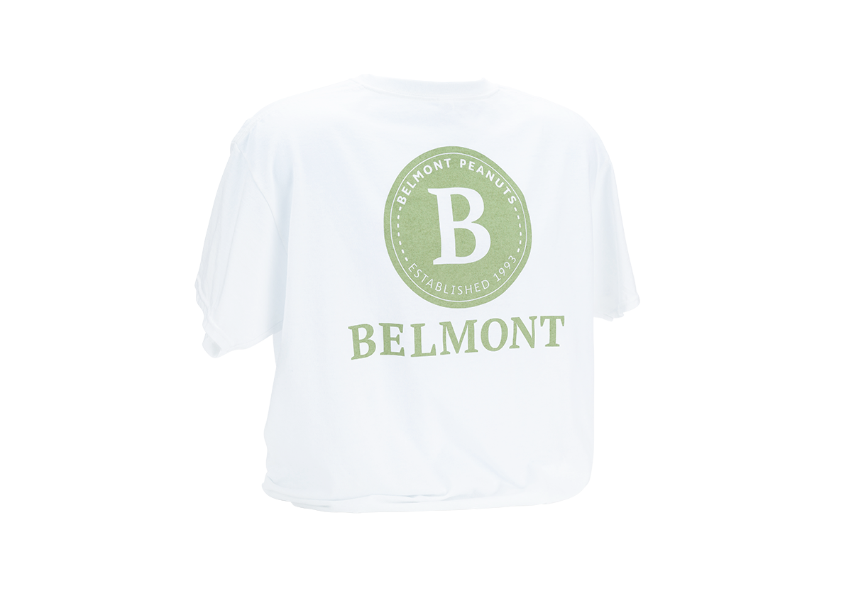 Virginia Peanuts White & Sage Belmont Tee Belmont Peanuts Photo 2