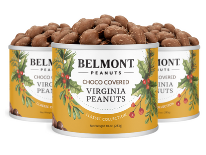 Holiday Chocolate Covered Peanuts