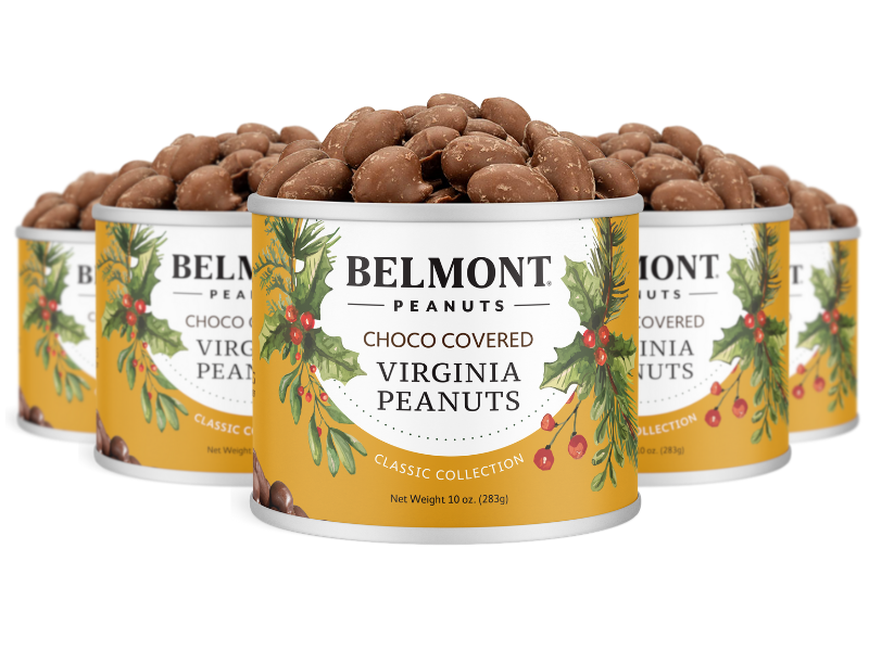 Holiday Chocolate Covered Peanuts