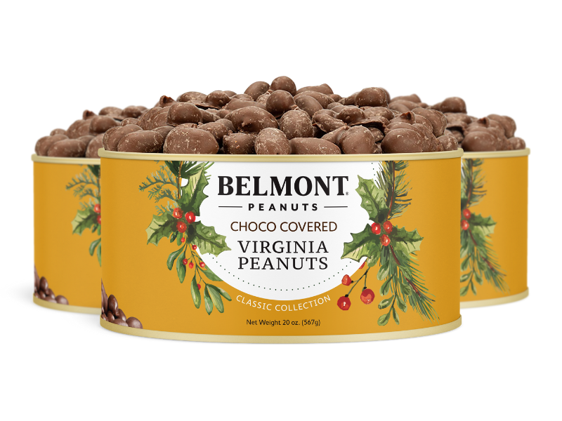 Holiday Chocolate Covered Peanuts