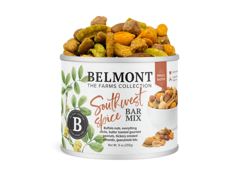 Southwest Spice Bar Mix Belmont Virginia Peanuts Belmont Peanuts