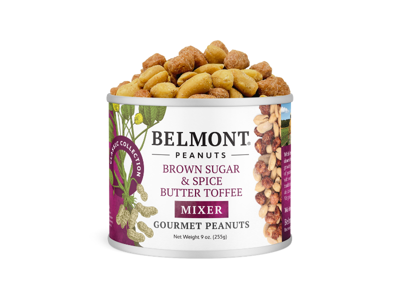 Brown Sugar & Spice Butter Toffee Mixer | Belmont Virginia Peanuts