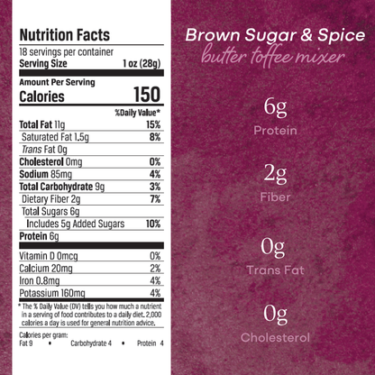 Brown Sugar & Spice Butter Toffee Mixer