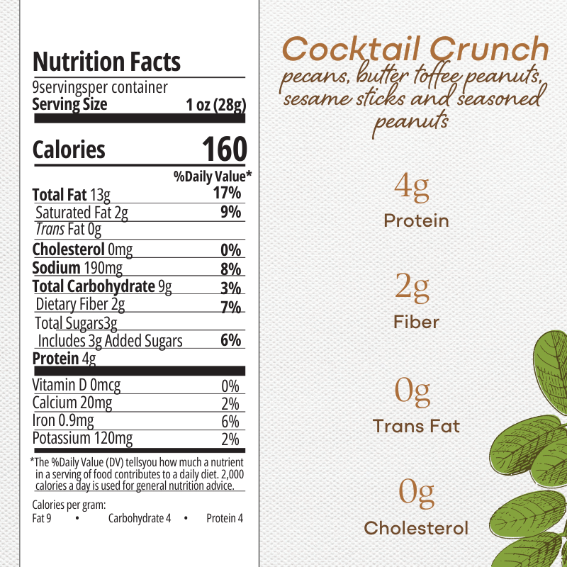 Cocktail Crunch | Belmont Virginia Peanuts – Belmont Peanuts