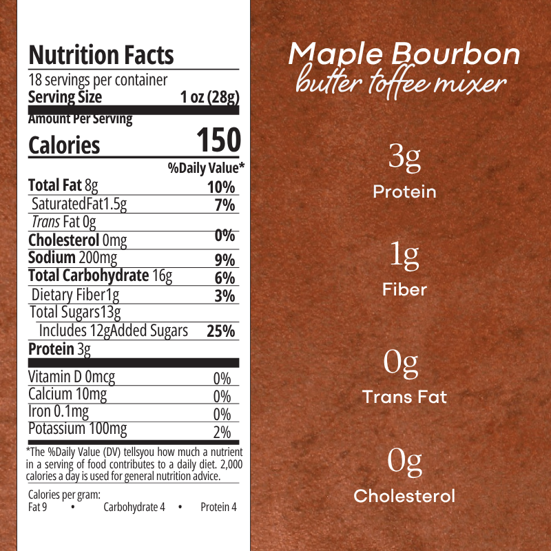 Maple Bourbon Butter Toffee Mixer