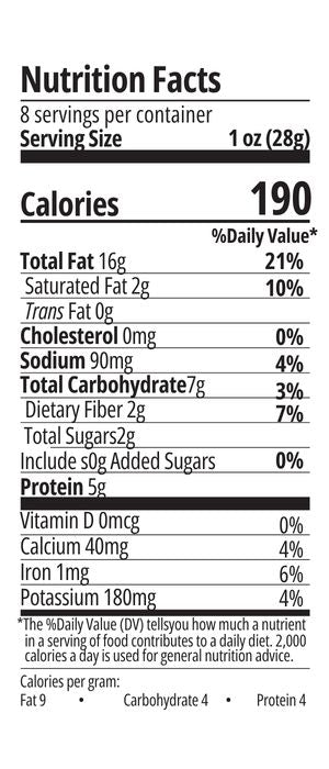 Nutrition facts image