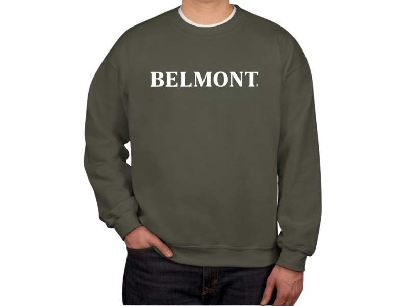 Green Belmont Crewneck