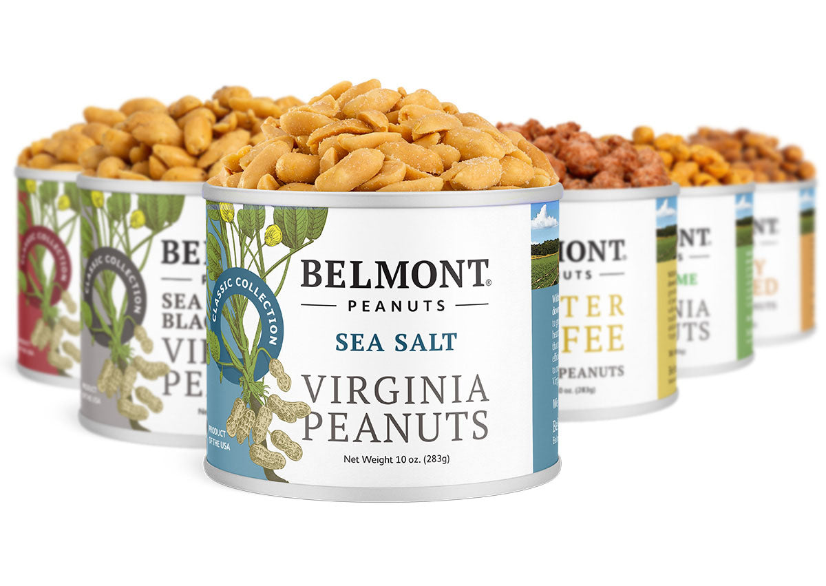 Virginia Peanuts Best Sellers Sampler 6 Pack Belmont Peanuts Photo 1
