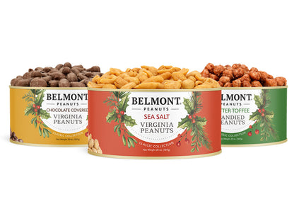 Virginia Peanuts Holiday 3-Pack (20oz) Belmont Peanuts Photo 1