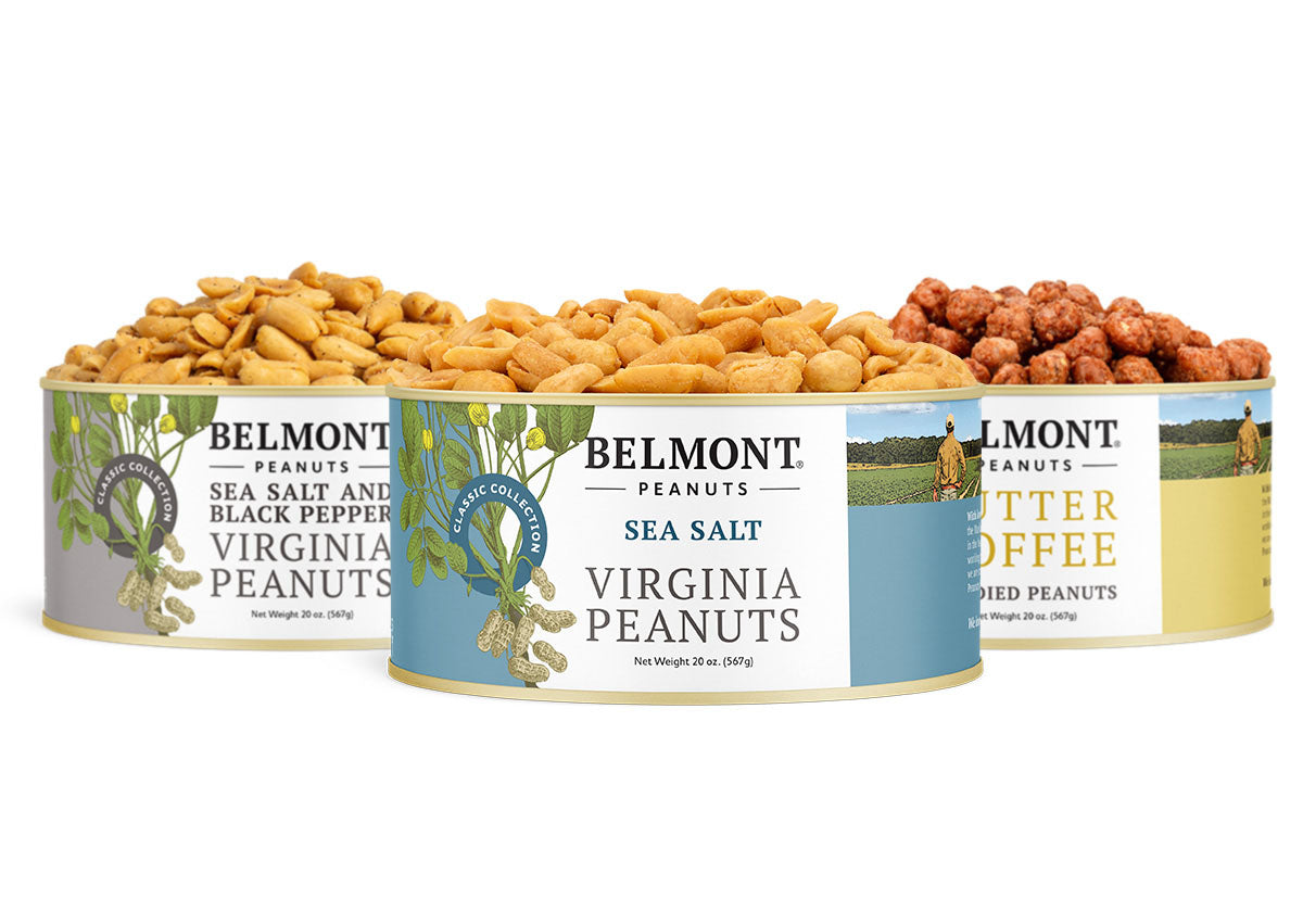 Virginia Peanuts Best Sellers Sampler 3 Pack Belmont Peanuts Photo 1