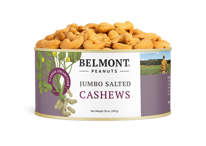 Virginia Peanuts Cashew Sampler Pack (20oz) Belmont Peanuts Photo 2
