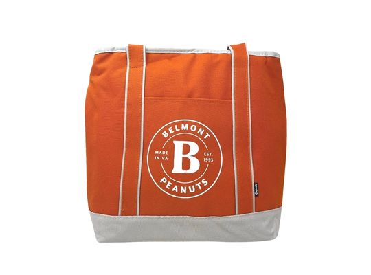 Belmont Peanuts: insulated-tote-bag-orange Virginia Peanuts