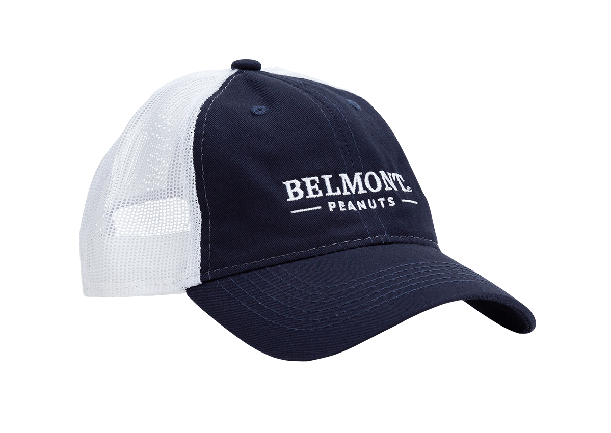 Virginia Peanuts Belmont Trucker Hat, Navy & White Belmont Peanuts Photo 1